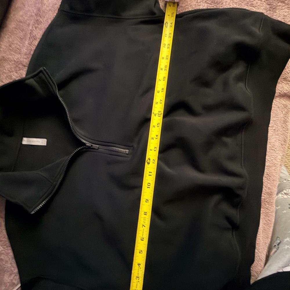Fabletics Black Half-Zip Pullover Sweater - image 5